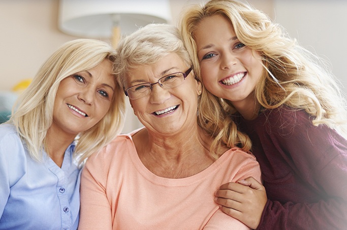 smiling family